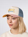 Бейсболка STETSON арт. 7741157 TRUCKER CAP AMERICAN DINER (кремовый / розовый)